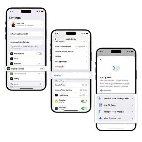 How to activate your eSIM