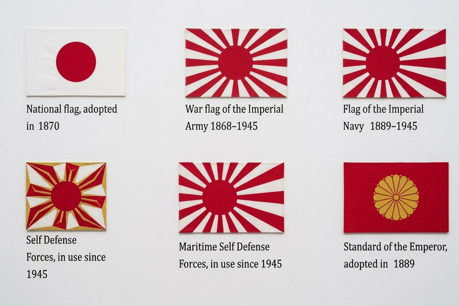 Japan flag in use