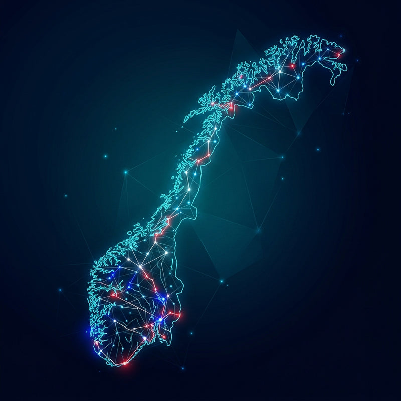 Norway on the world map