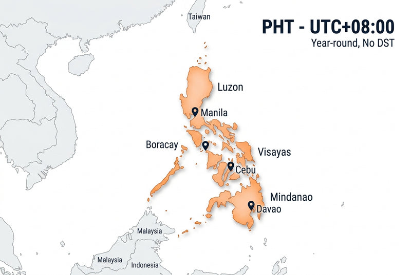 Philippines on the world map