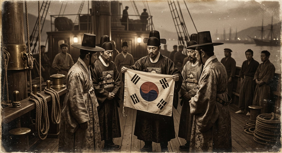 South Korea flag in use