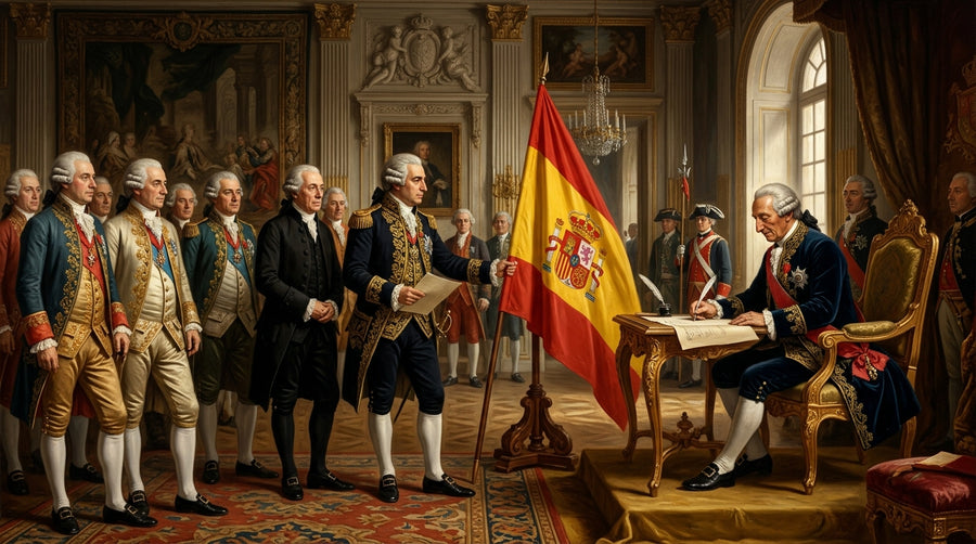 Spain flag in use
